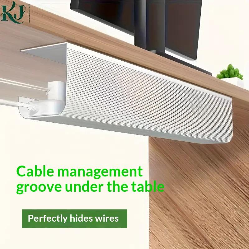 Office Furniture Installation - 1PC 40cm/15.75inch PVC Under Table Cable