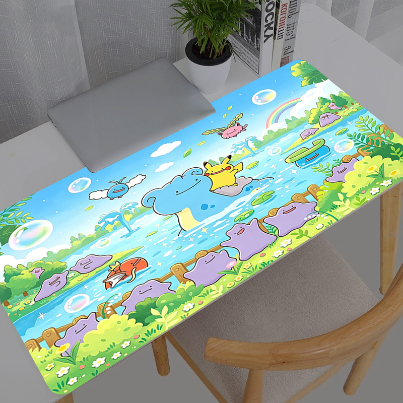 Office Furniture Installation - Mouse Pad Pokemon Pikachu Anime Durable