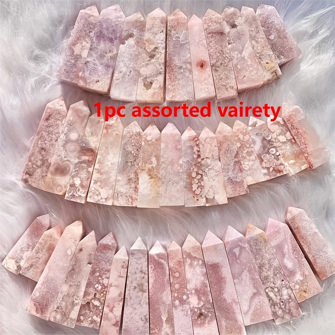 Office Furniture At Home - 1pc Druzy BIG Natural Pink Flower