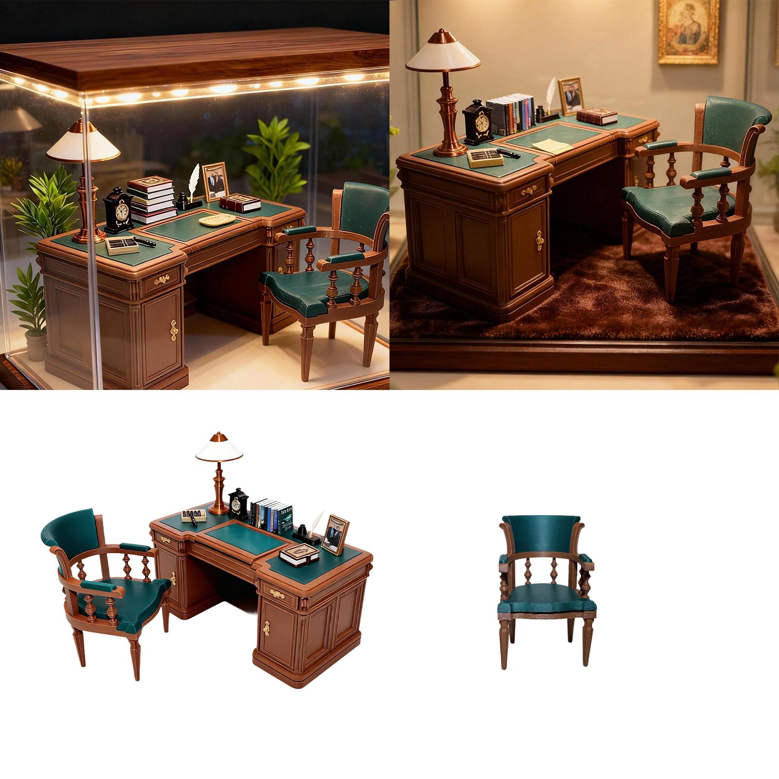 Office Furniture Usa - 1 12 Miniature American Armchair Set