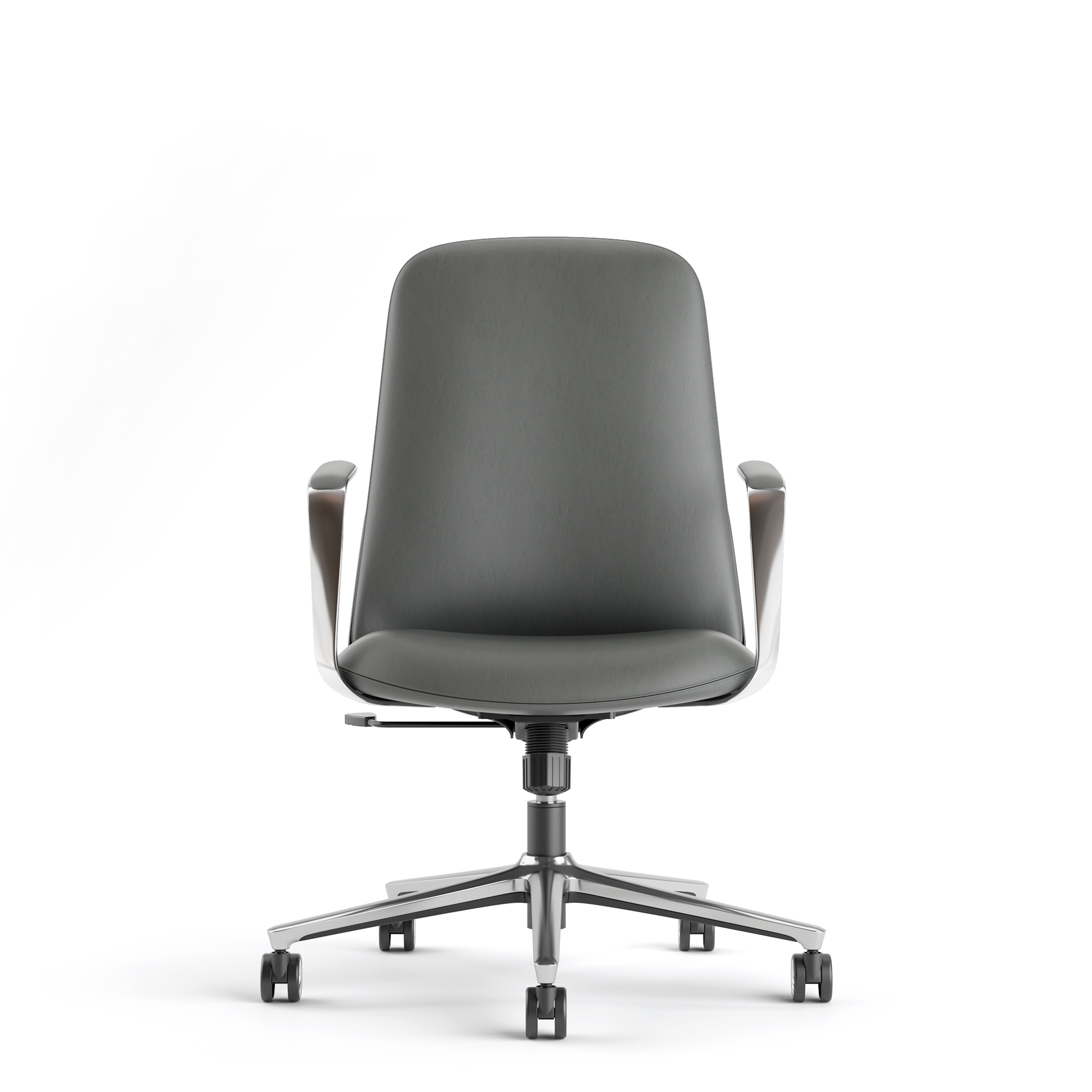 Office Furniture Brands - Gray Cow Genuine Leather Boss Executive