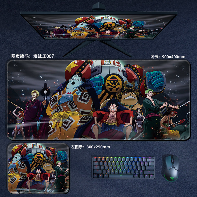 Office Furniture Installation - Anime ONE PIECE Leather Mouse Pad
