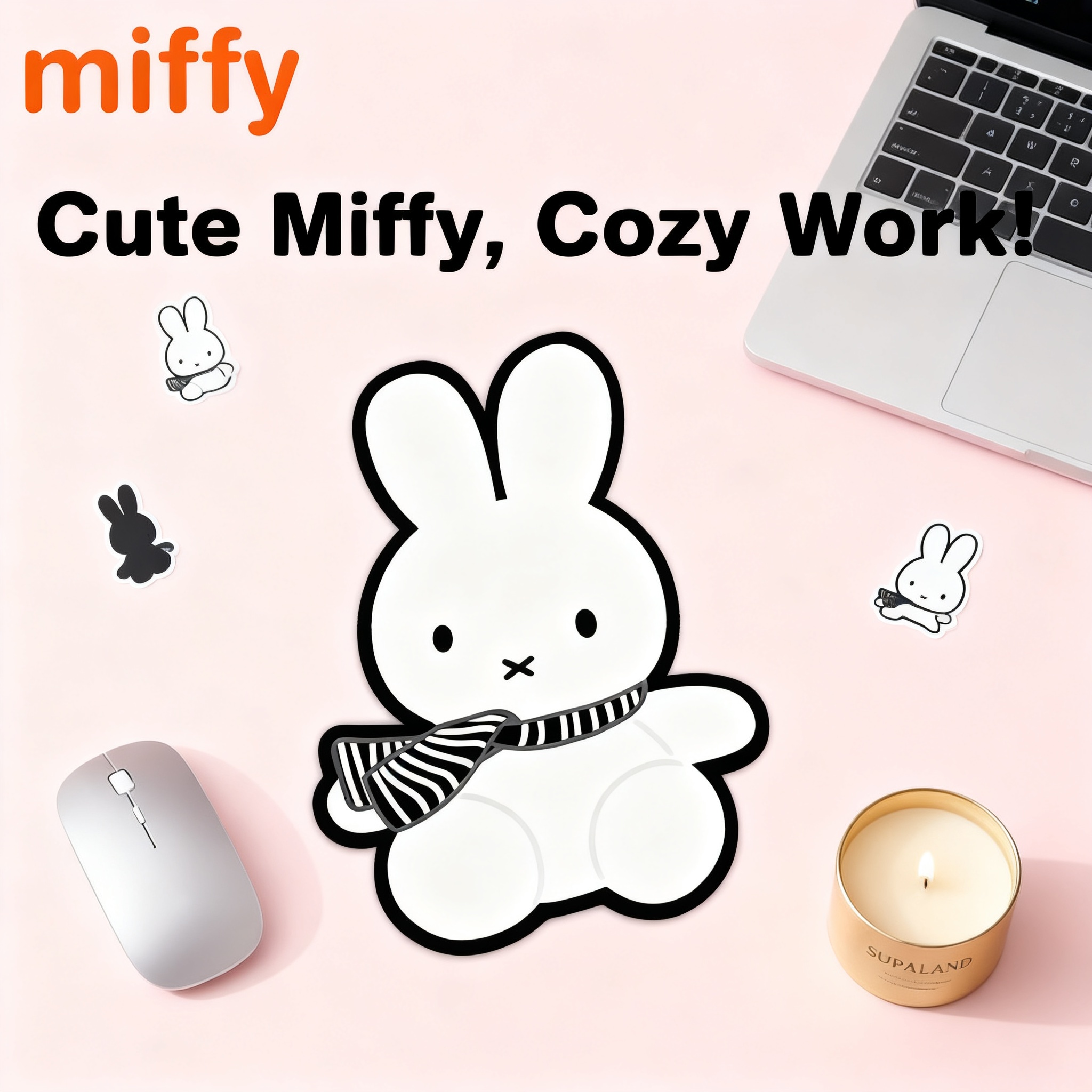 Office Furniture China - Miffy Kawaii Cartoon Rabbit Mouse Pad