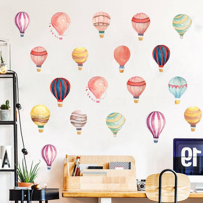 Colourful Hot Air Balloons Wal – Office Furniture At Home recenzja i cena