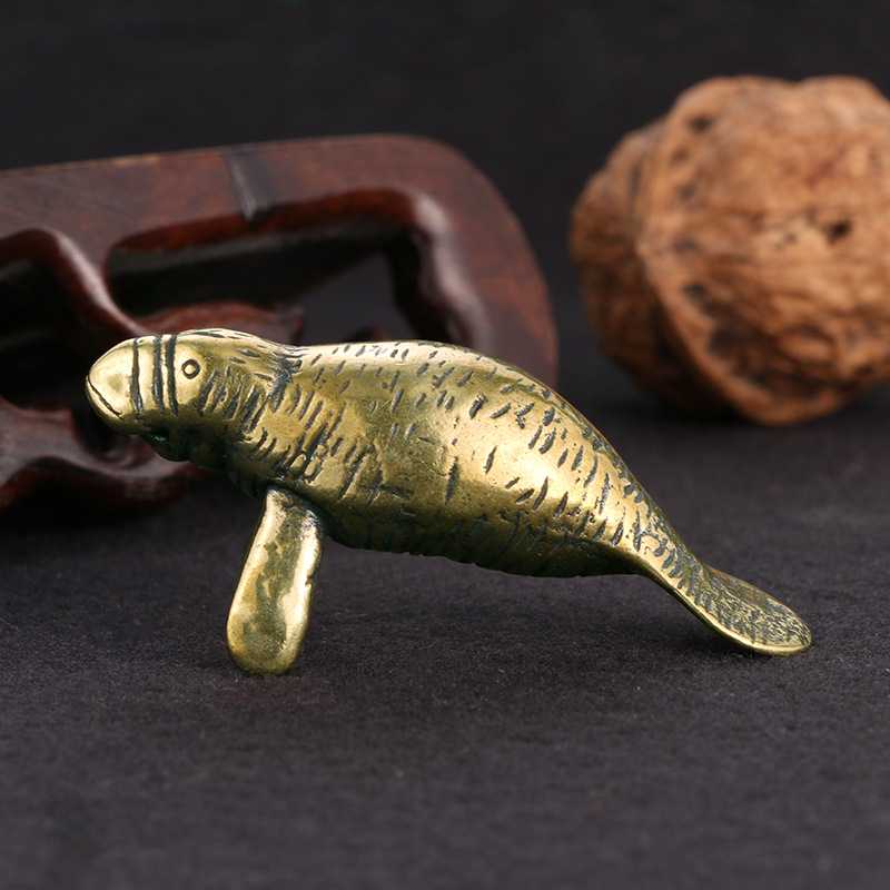 Brass Sea Lion Decorative Figu – Office Furniture At Home recenzja i cena