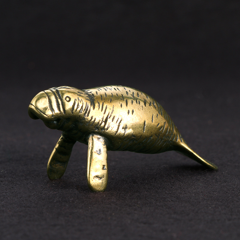 Brass Sea Lion Decorative Figu – Office Furniture At Home recenzja i cena