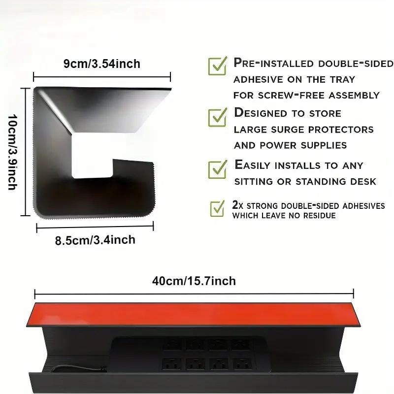1PC 40cm/15.75inch PVC Under T – Office Furniture Installation recenzja i cena