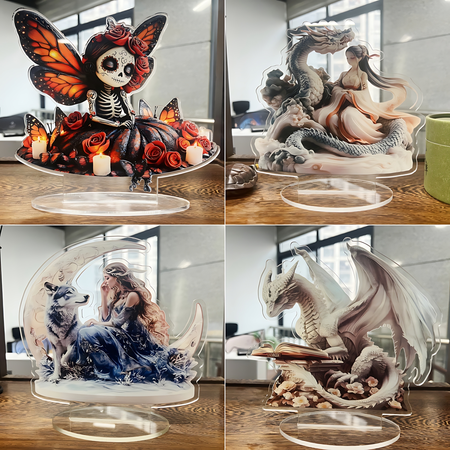 Two Tigers Statue,2D Flat Anim – Office Furniture Installation recenzja i cena