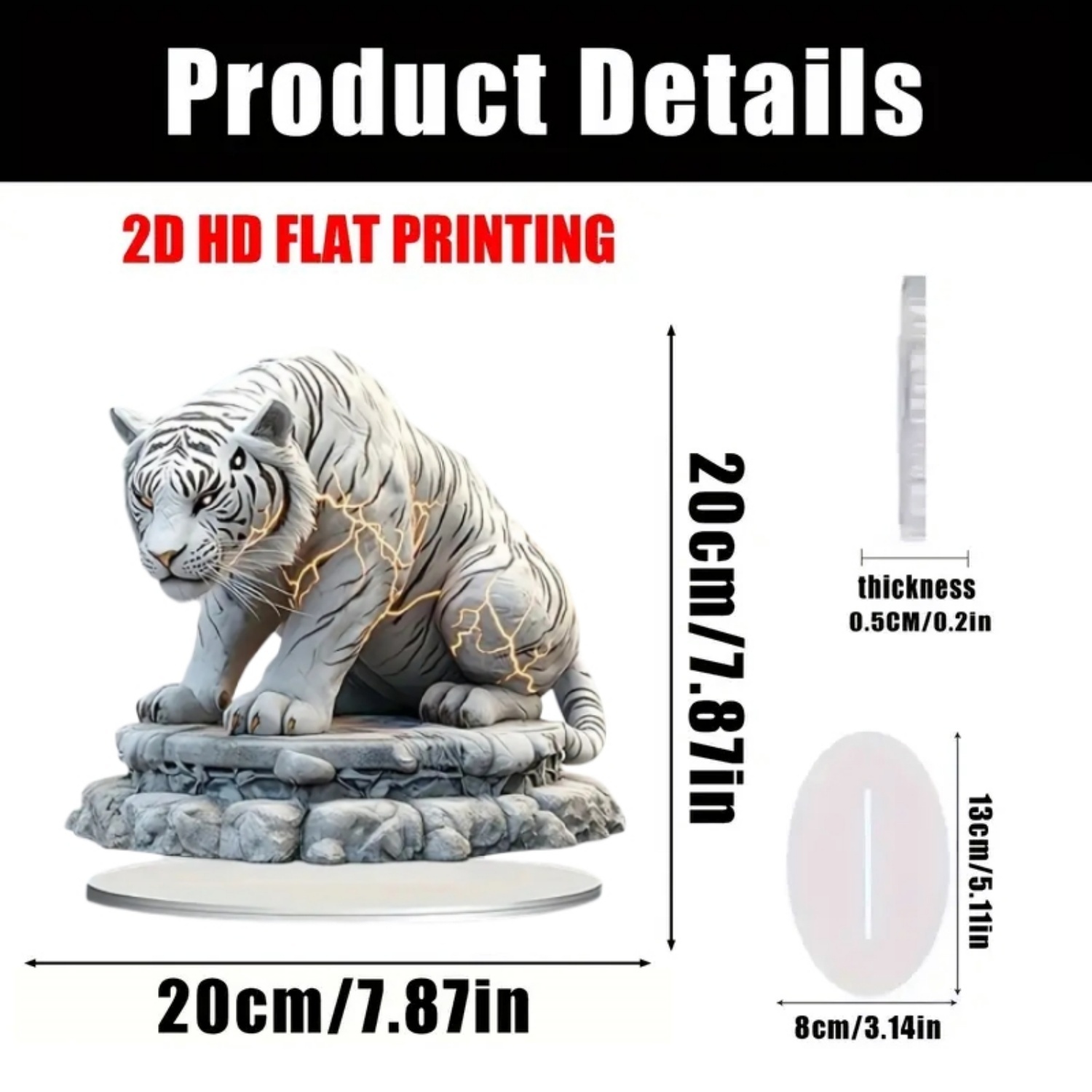 Two Tigers Statue,2D Flat Anim – Office Furniture Installation recenzja i cena