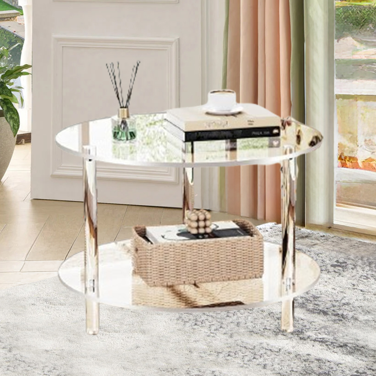 Acrylic Round Side Table, Easy – Office Furniture China recenzja i cena