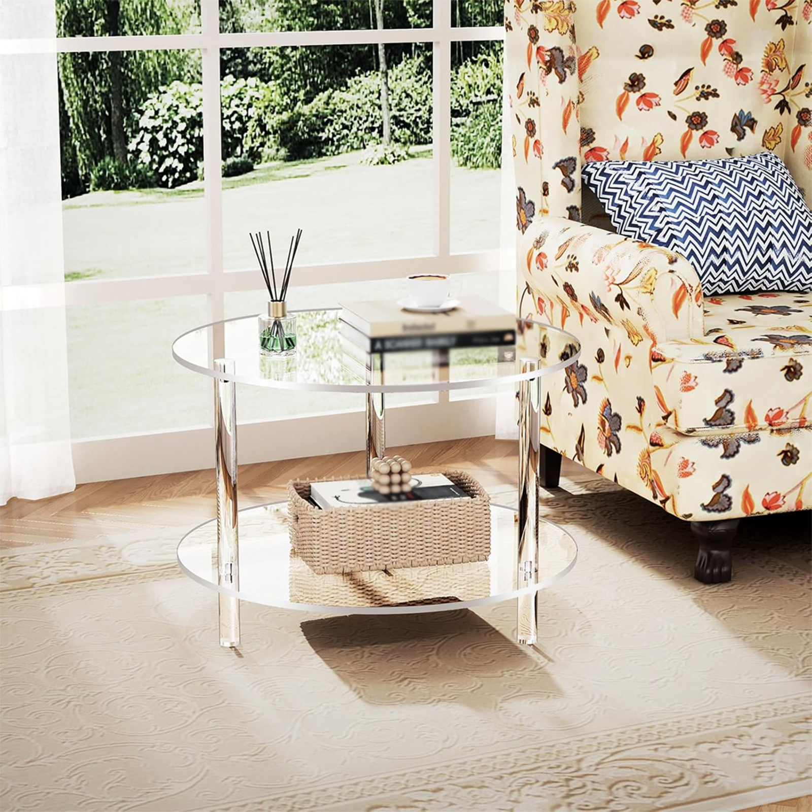 Acrylic Round Side Table, Easy – Office Furniture China recenzja i cena