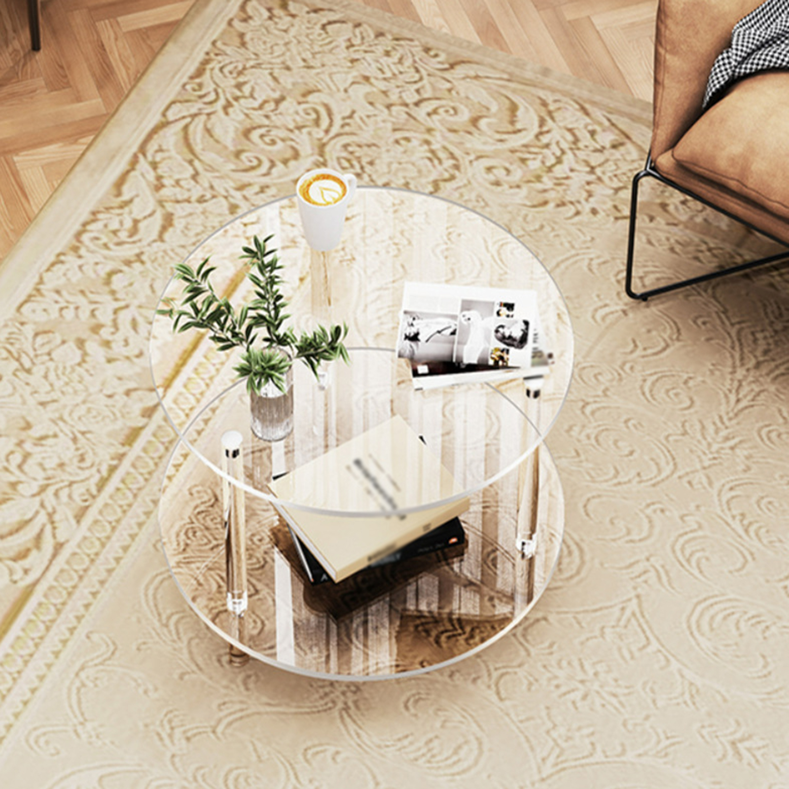 Acrylic Round Side Table, Easy – Office Furniture China recenzja i cena