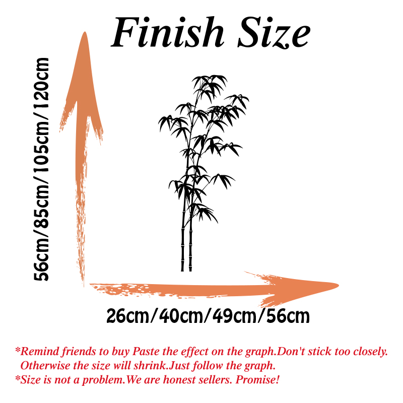 Large Bamboo Tree Wall Sticker – Office Furniture At Home recenzja i cena
