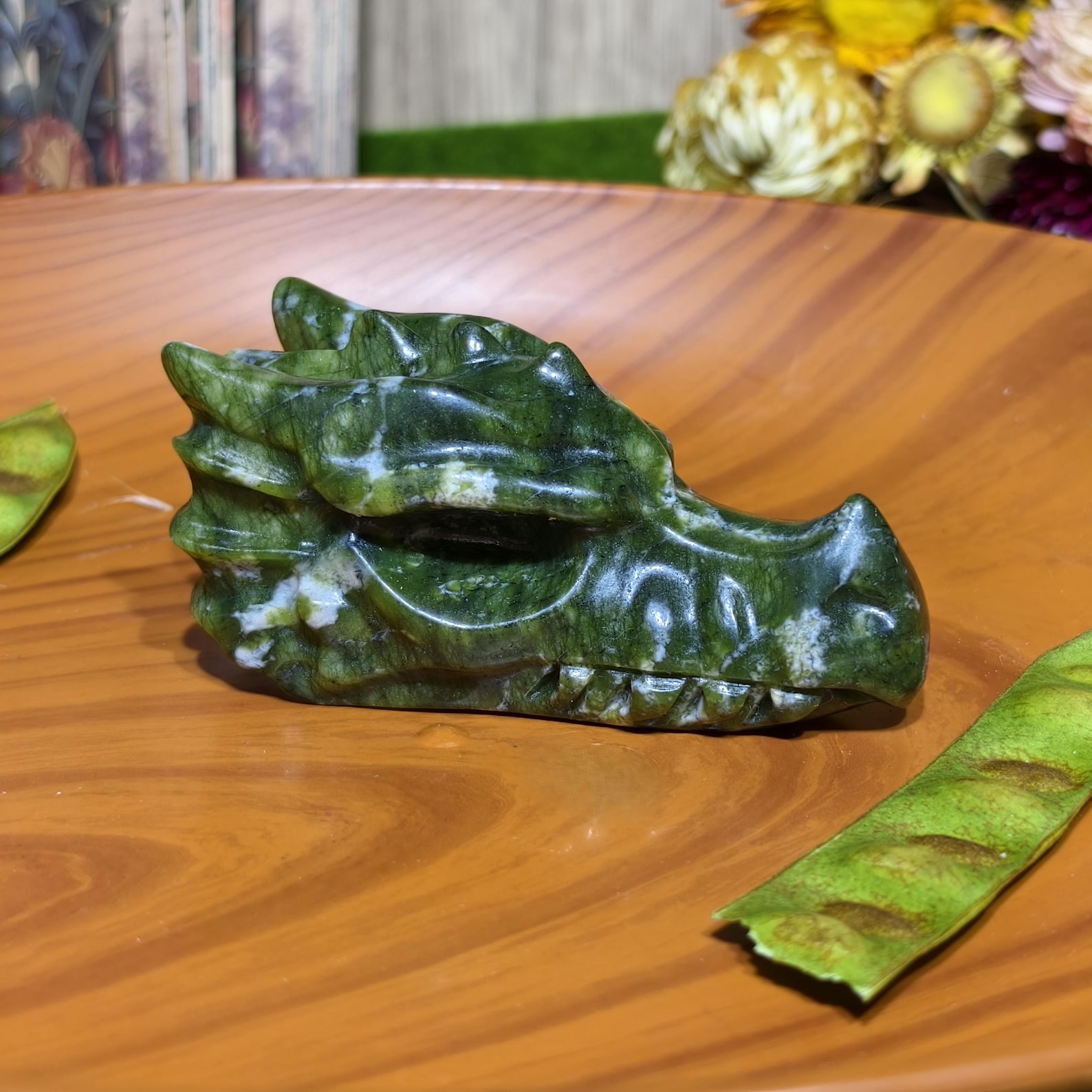 1pc Handcrafted Green Jade Dra – Office Furniture China recenzja i cena