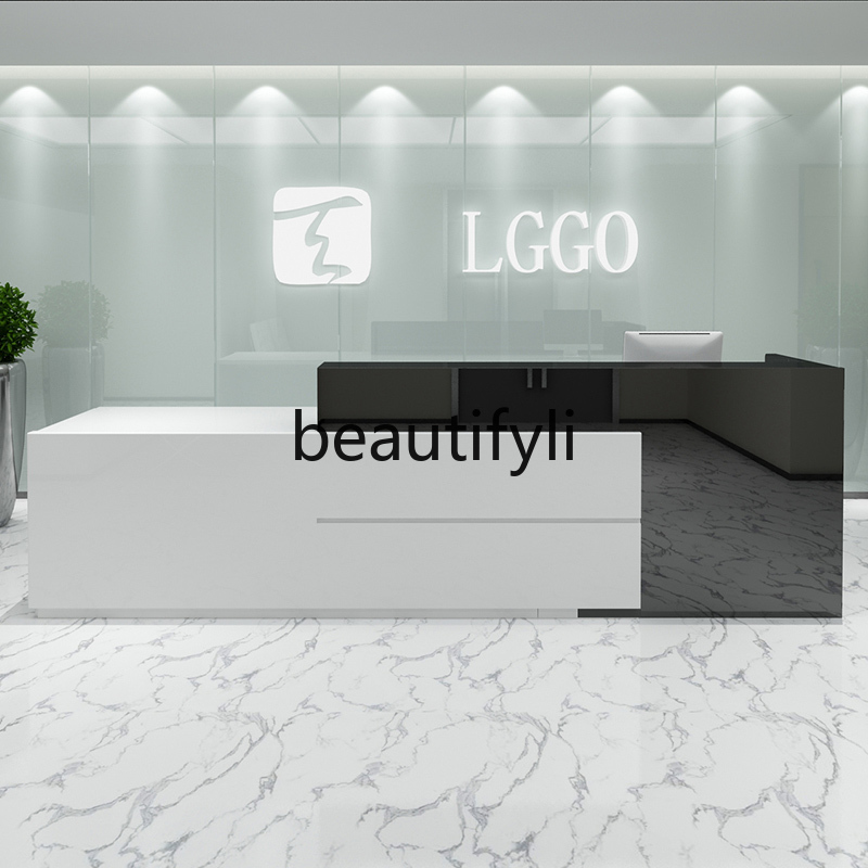 Simple Modern Beauty Salon Rec – Reception Desk Counter recenzja i cena