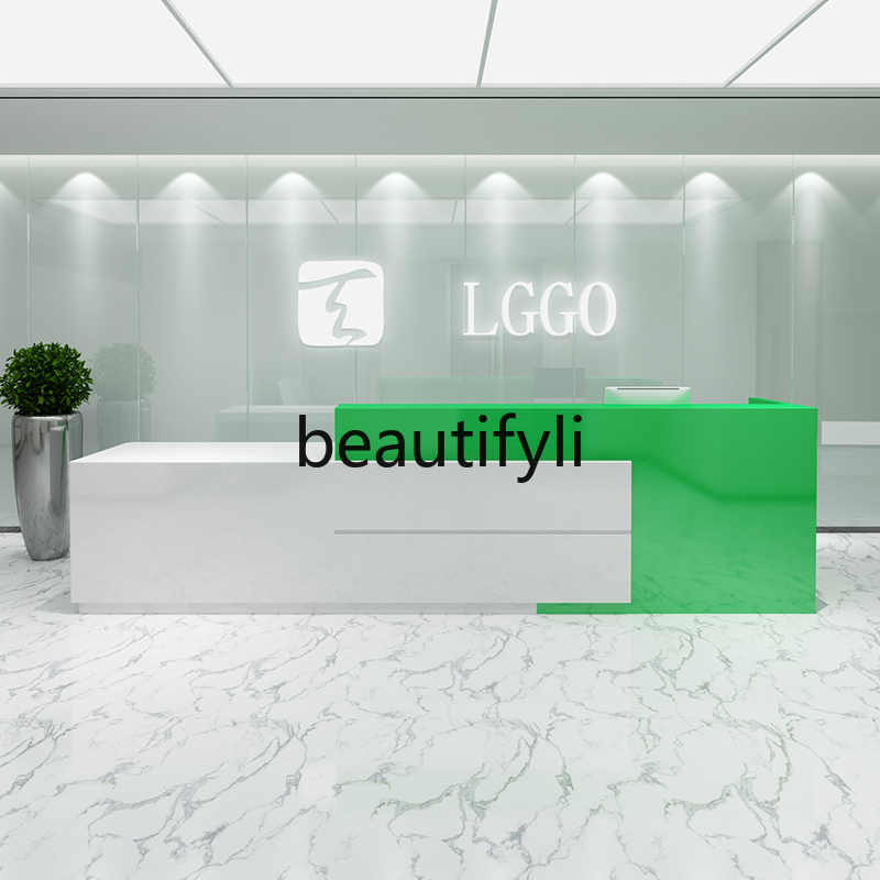 Simple Modern Beauty Salon Rec – Reception Desk Counter recenzja i cena