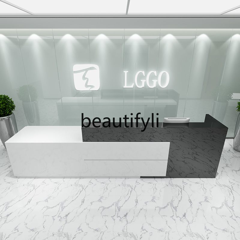 Simple Modern Beauty Salon Rec – Reception Desk Counter recenzja i cena
