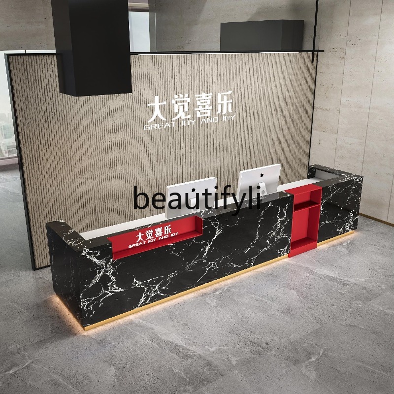 Marble Company Front Desk Rece – Reception Desk Counter recenzja i cena