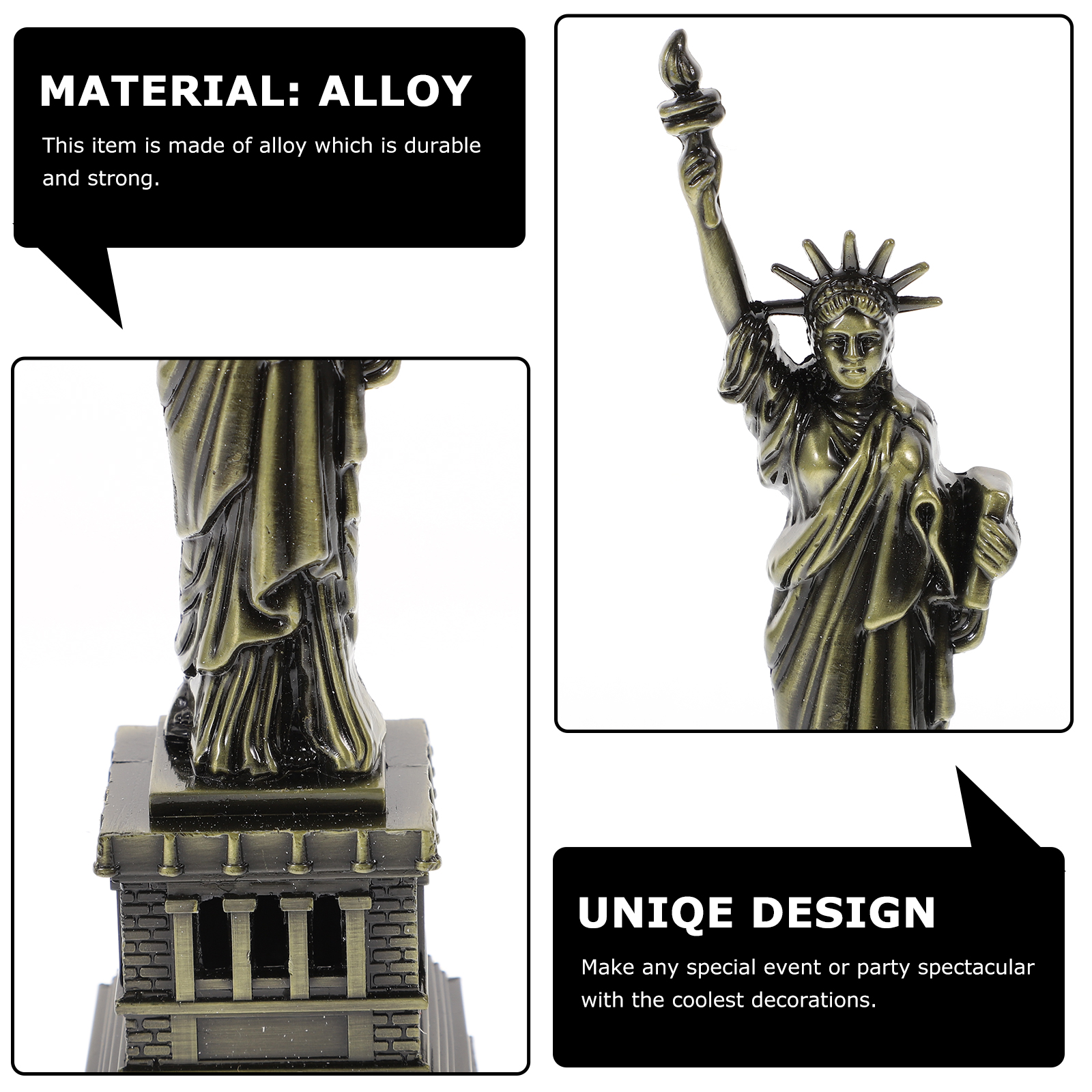 Retro Alloy Statue Of Decor Mi – Office Furniture Usa recenzja i cena