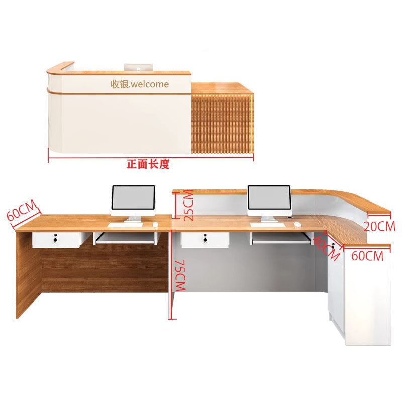 Storage Luxury Reception Desk  – Office Furniture Usa recenzja i cena