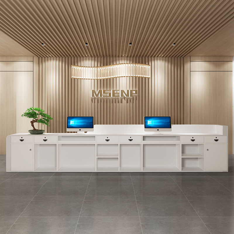 High-end Modern Checkout Count – Reception Desk Counter recenzja i cena