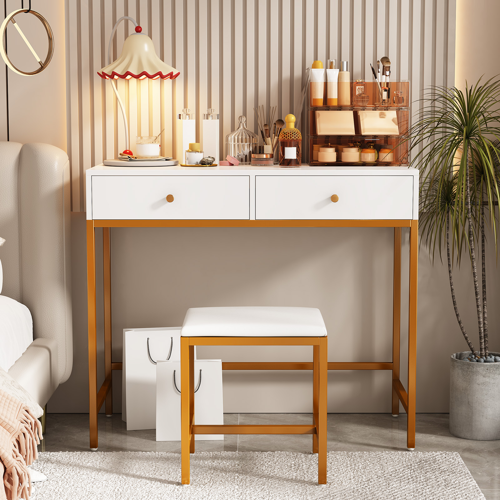 Vanity Desk w/ 2 Drawers 35 In – Office Furniture Usa recenzja i cena