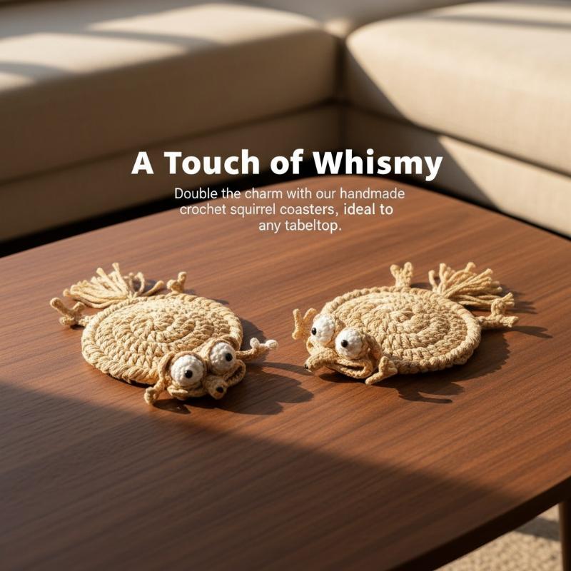 Handmade Crochet Squirrel Coas – Office Furniture Installation recenzja i cena