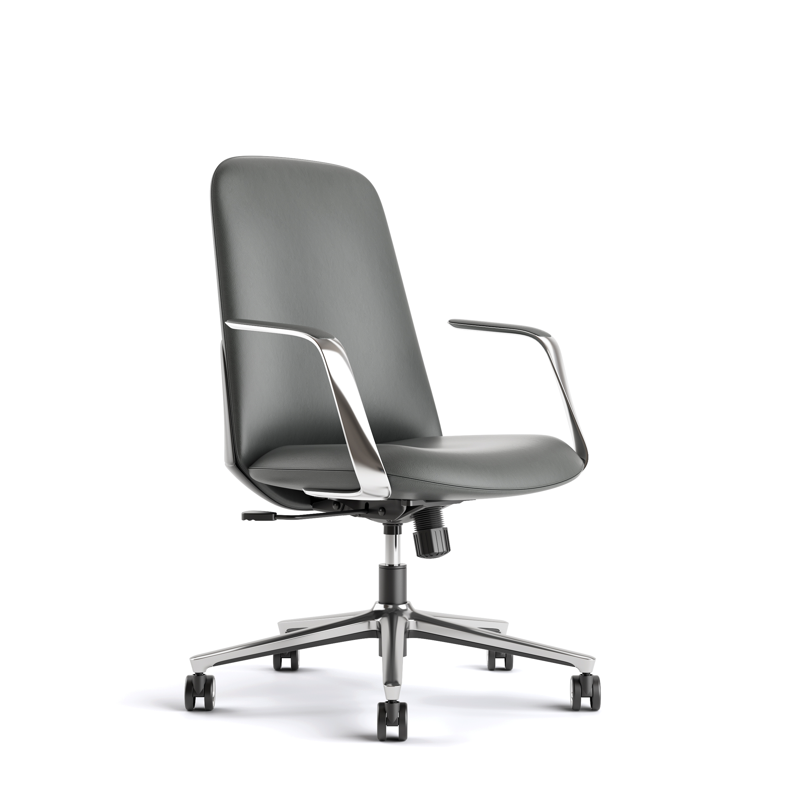 Gray Cow Genuine Leather Boss  – Office Furniture Brands recenzja i cena